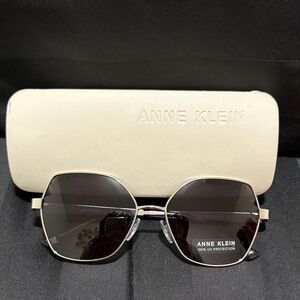 Anne Klein Hexagon Sunglasses
